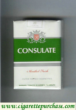 Consulate Menthol Fresh cigarettes soft box